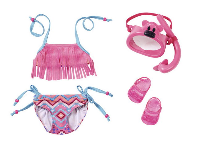 

Одежда для куклы Zapf Creation Комплект одежды для летнего отдыха для куклы Baby Born 823750, 823-750
