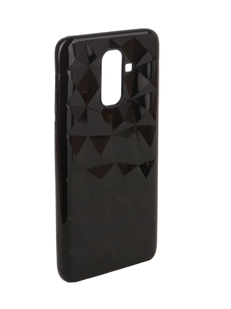 фото Чехол skinbox для samsung galaxy j8 2018 slim silicone diamond black t-s-sgj82018-007