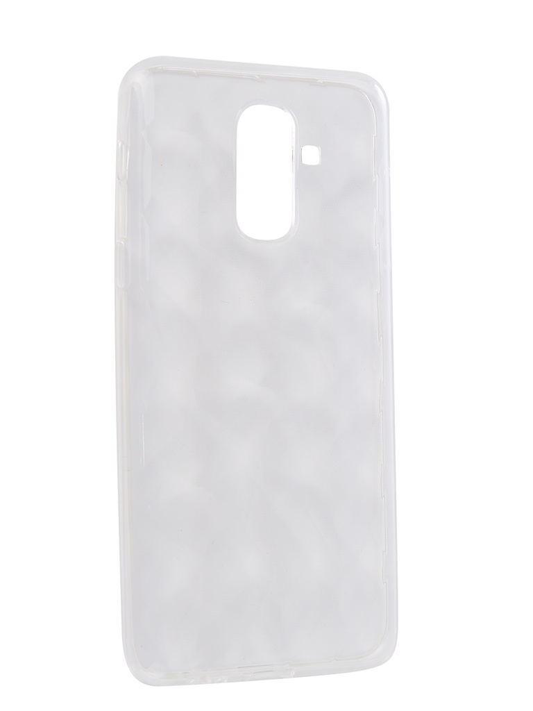 фото Аксессуар Чехол SkinBox для Samsung Galaxy J8 2018 Slim Silicone Diamond Transparent T-S-SGJ82018-007