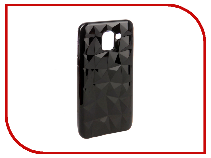 

Аксессуар Чехол SkinBox для Samsung Galaxy J6 2018 Slim Silicone Diamond Black T-S-SGJ62018-007, T-S-SGJ62018-007