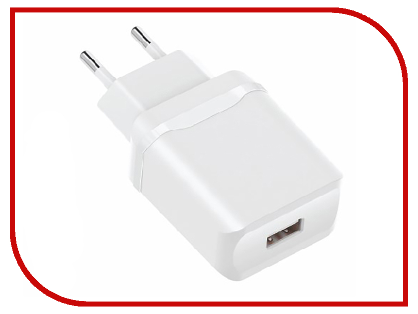 

Зарядное устройство Olmio USB 2.4A Smart IC White ПР038735, ПР038738