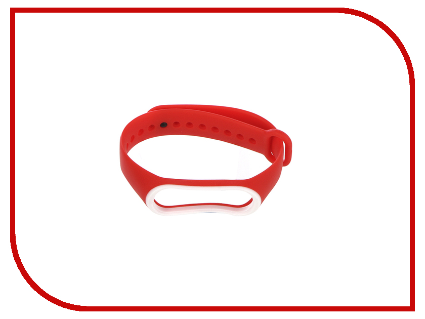 фото Aксессуар Ремешок Gurdini Silicone для Xiaomi Mi Band 3 Red 907357