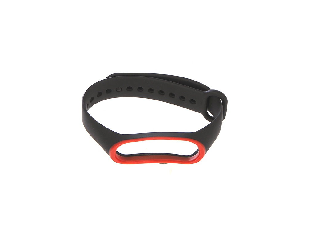 

Aксессуар Ремешок Gurdini Silicone для Xiaomi Mi Band 3 Black-Red 907354, 907354