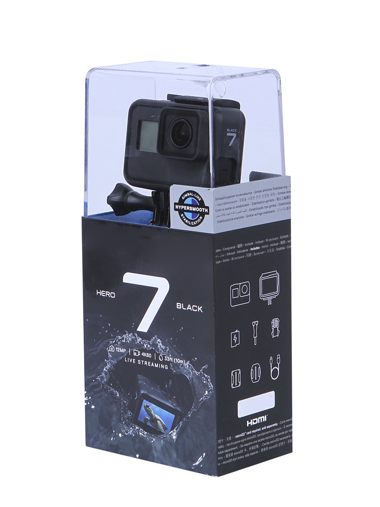 фото Экшн-камера gopro hero 7 black edition chdhx-701-rw выгодный набор + серт. 200р!!!