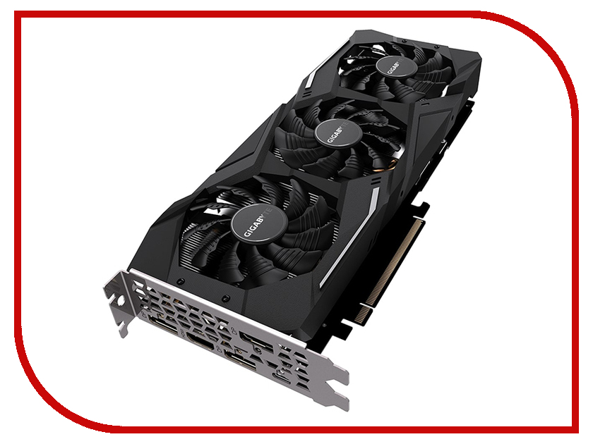 

Видеокарта GigaByte GeForce RTX 2070 Windforce 1620Mhz PCI-E 3.0 8192Mb 14000Mhz 256 bit UCB-C HDMI 3xDP GV-N2070WF3-8GC, GV-N2070WF3-8GC