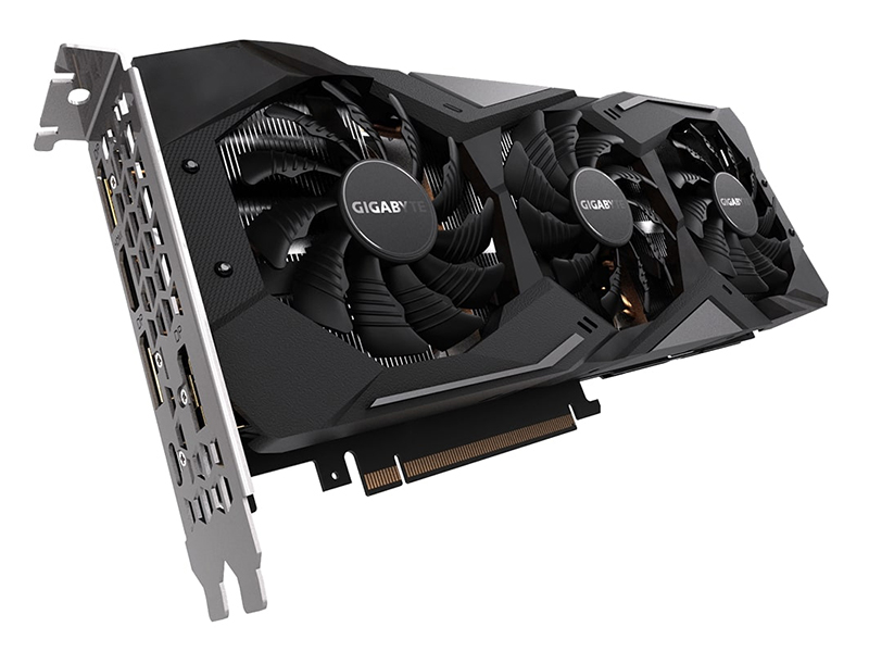 

Видеокарта GigaByte GeForce RTX 2080 Ti Windforce OC 1620Mhz PCI-E 3.0 11264Mb 14000Mhz 352 bit UCB-C HDMI 3xDP GV-N208TWF3OC-11GC, GV-N208TWF3OC-11GC