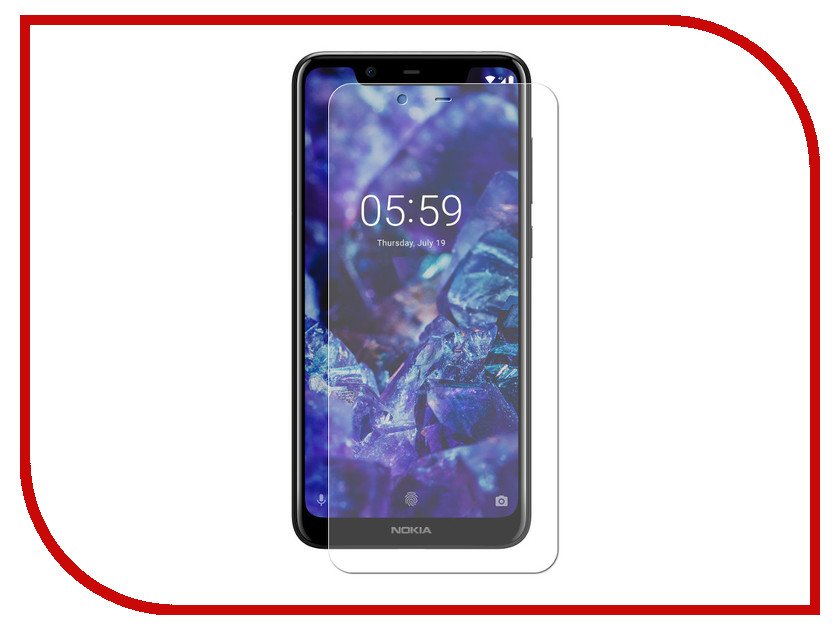 

Аксессуар Защитная пленка LuxCase для Nokia 5.1 Plus суперпрозрачная 53439, 53439