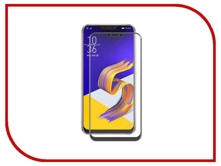 

Аксессуар Защитное стекло Onext для ASUS ZenFone 5z ZS620KL Black Frame 41770, 41770