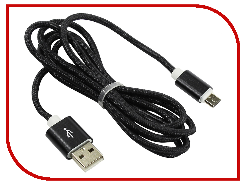 фото Аксессуар KS-is USB - MicroUSB 1.5m Black KS-324B15