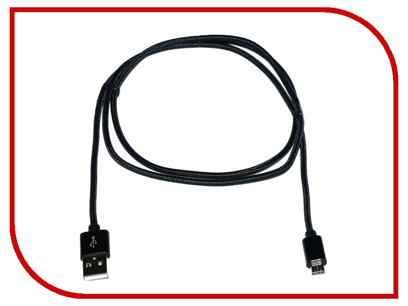 фото Аксессуар KS-is USB - MicroUSB 1.0m Black KS-324B1