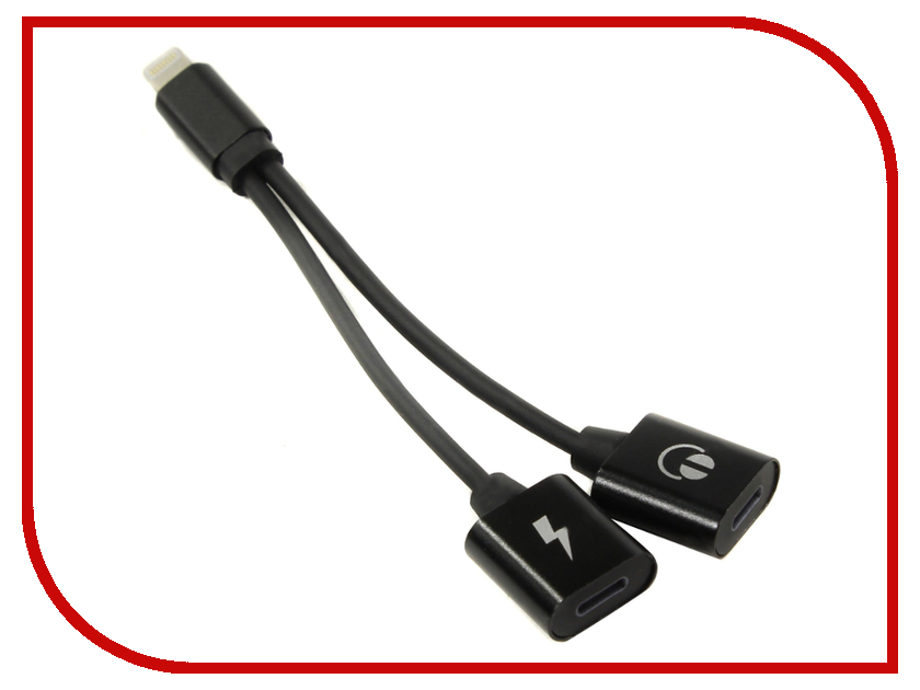 

Аксессуар KS-is Lightning M - 2xLightning F KS-355B Black, KS-355B