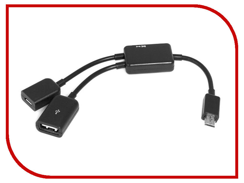 фото Аксессуар KS-is USB AF+microUSB BF - MicroUSB OTG KS-333