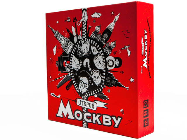 

Настольная игра Magellan Открой Москву 0003, Открой Москву