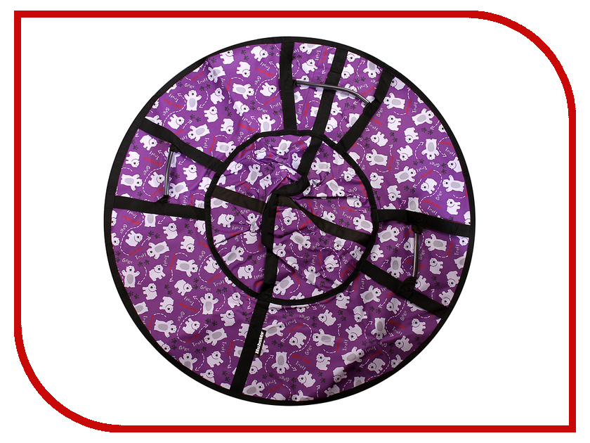 

Тюбинг Hubster Люкс Pro Мишки 120cm Violet ВО5132-3, Люкс Pro Мишки