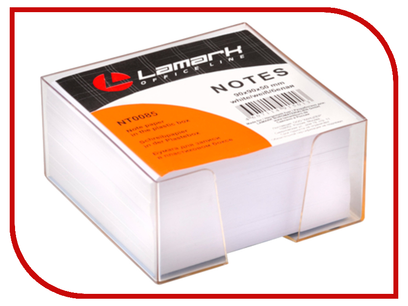 

Стикеры Lamark 90x90mm 500 листов White NT0085, NT0085