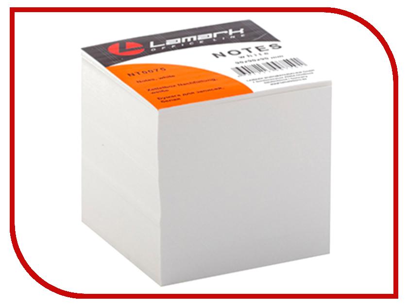 

Стикеры Lamark 90x90mm 900 листов White NT0075, NT0075