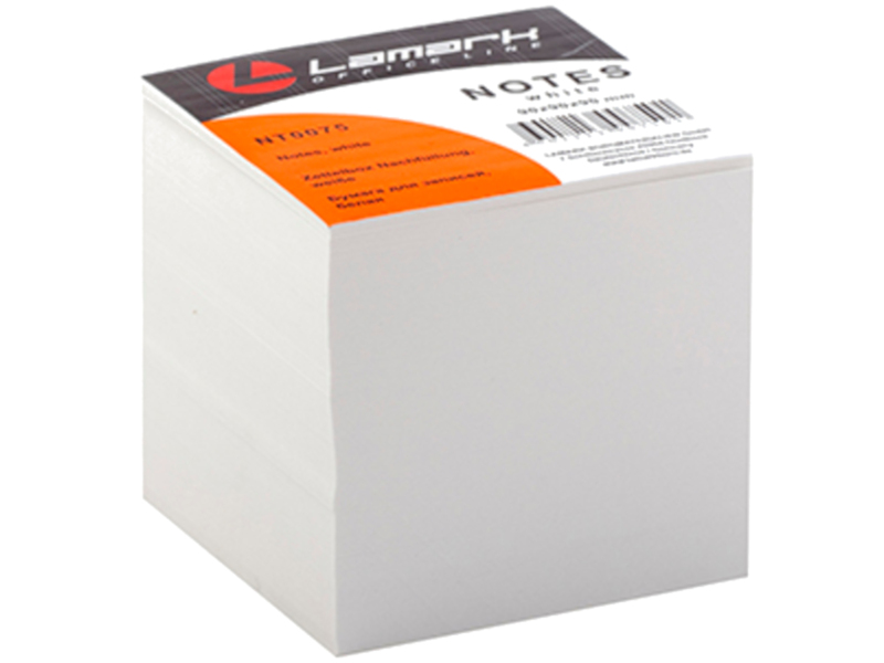 

Стикеры Lamark 90x90mm 900 листов White NT0075, NT0075