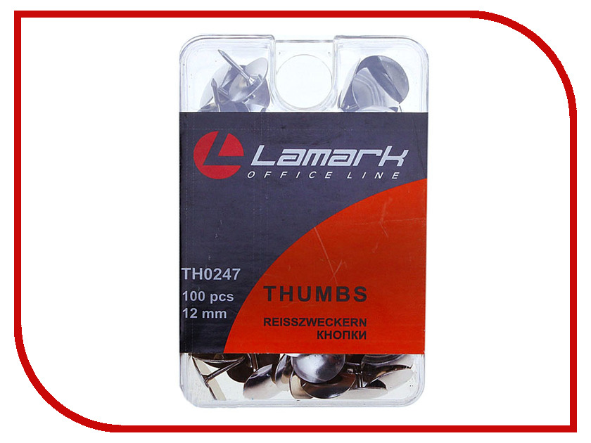 

Кнопки Lamark 12mm 100шт TH0247, TH0247
