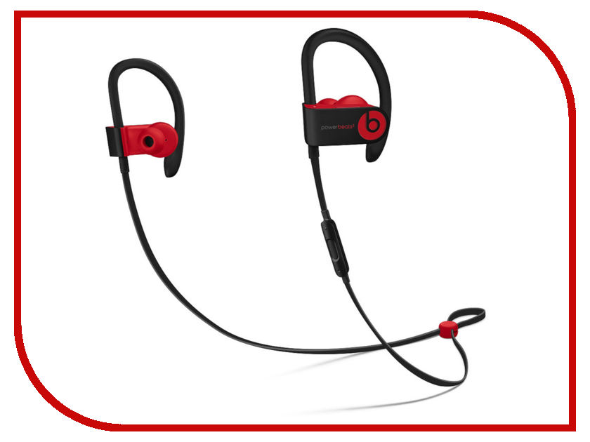 

Beats Powerbeats3 Wireless Earphones Decade Collection Defiant Black-Red MRQ92EE/A, Powerbeats3