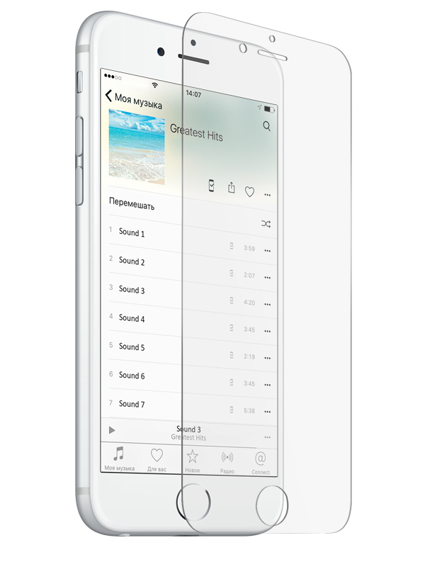 фото Аксессуар Защитное стекло Rock для APPLE iPhone 7 Screen Protector 2.5D