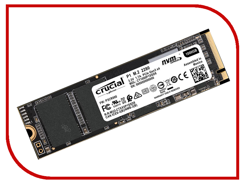 фото Жесткий диск Crucial CT1000P1SSD8