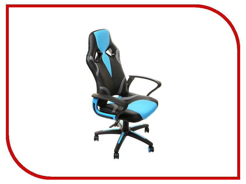 

Компьютерное кресло TetChair Runner искусственная кожа, ткань Black-Light Blue 36-6/23 12406, Runner
