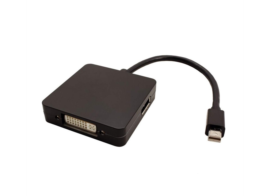 

Аксессуар Orient C305 Mini DisplayPort M to HDMI / DVI / DisplayPort 0.2m Black, C305