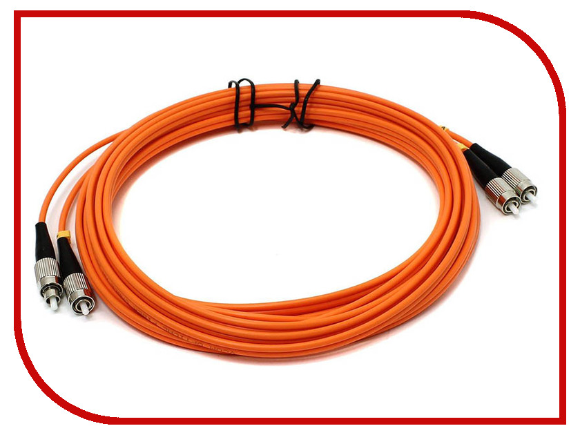 фото Сетевой кабель VCOM Optical Patch Cord FC-FC UPC Duplex 5m VDU101-5M