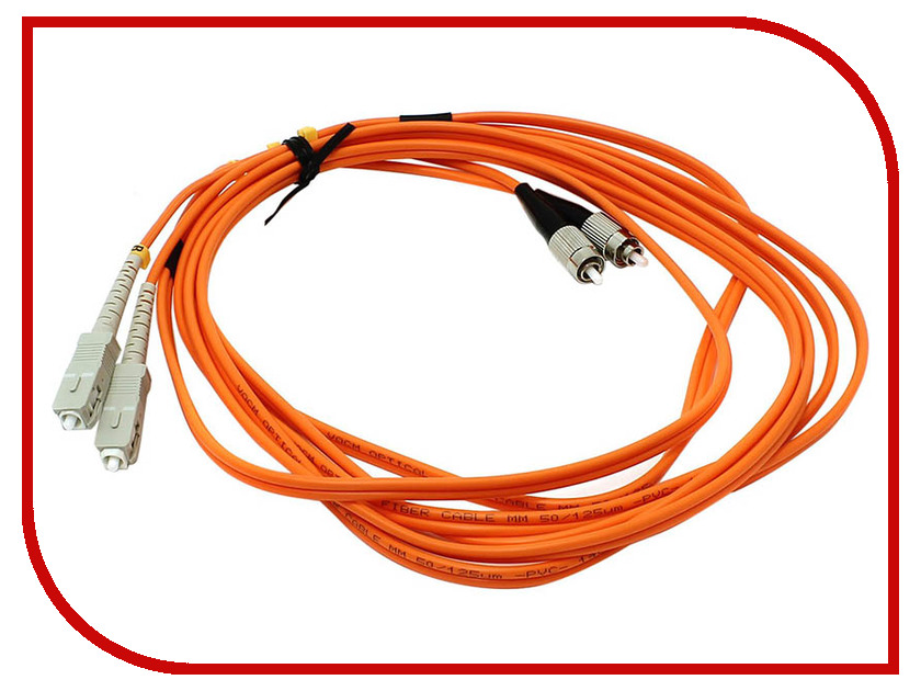 

Сетевой кабель VCOM Optical Patch Cord FC-SC UPC Duplex 3m VDU102-3M, VDU102-3M
