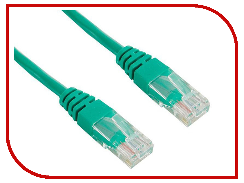 фото Сетевой кабель TV-COM UTP cat.5e 0.5m NP511-0.5-G Green