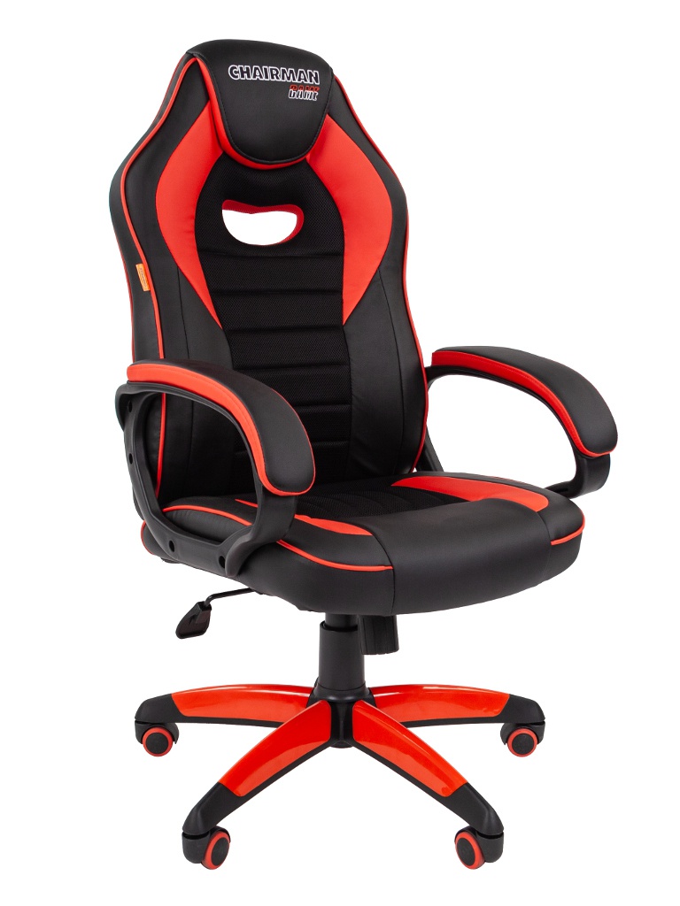 фото Компьютерное кресло chairman game 16 игровое black-red