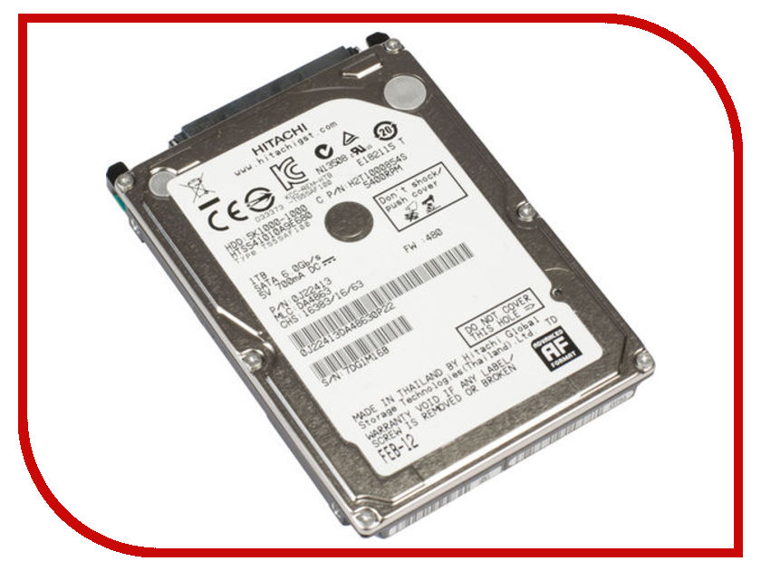 фото Жесткий диск 1Tb - HGST / Hitachi Travelstar 5K1000 HTS541010A9E680 / HT0J22413