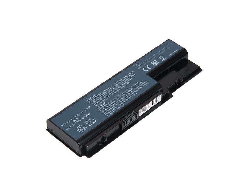 

Аккумулятор RocknParts для Acer Aspire 5520/5920/6920G/7520 5200mAh 11.1V 445552, 445552