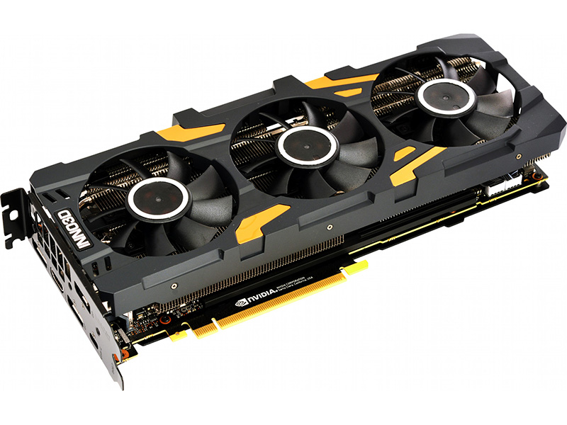 фото Видеокарта Inno3D GeForce RTX 2080 Ti PCI-E 3.0 11264MB 14000MHz 352 bit HDMI HDCP Gaming OC X3 N208T3-11D6X-1150VA24