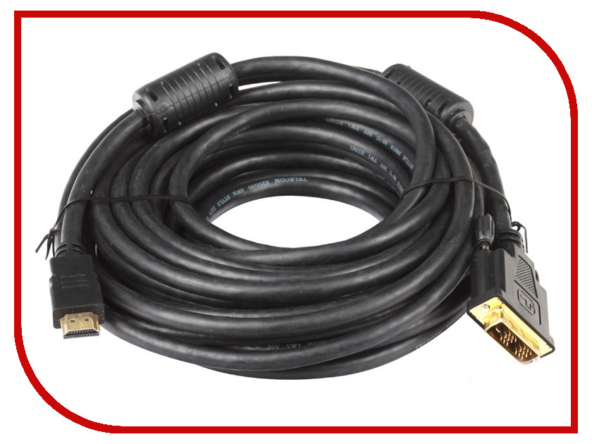 фото Аксессуар Telecom HDMI M to DVI-D M 10m CG480F-10M