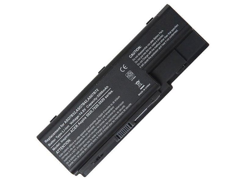 

Аккумулятор RocknParts для Acer для Aspire 5520/5920/6920G/7520 5200mAh 14.8V 445573, 445573