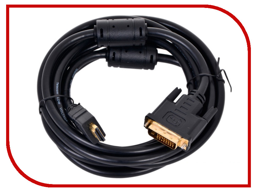 фото Аксессуар Telecom HDMI M to DVI-D M 3m CG480F-3M