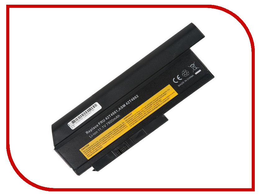 

Аккумулятор RocknParts для Lenovo ThinkPad X220/X220i/X220s 7800mAh 11.1V 470530, 470530