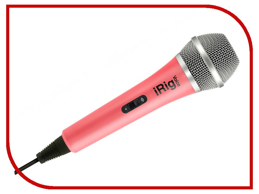 

Микрофон IK Multimedia iRig Voice Pink IP-IRIG-MICVOP-IN, iRig Voice