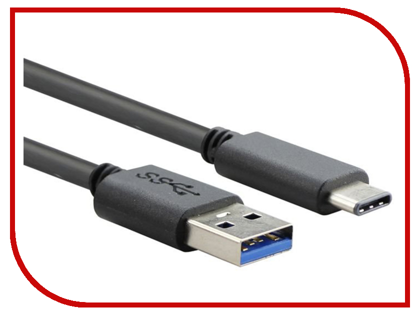 фото Аксессуар VCOM USB Type-C M to USB 3.0 M 2m CU401-2M