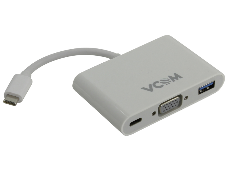 

VCOM USB Type-C M to VGA F + USB3.0 F + USB Type-C F CU426, CU426