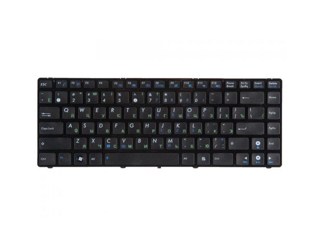 

Клавиатура RocknParts для Asus UL30/K42/X42E/K42J/A42J/UL30VT/UL80A/N43SN/K43/P43SJ/X43S/B43J/K43SJ/K84/N82JG/N82/U31/U30/U31SD/U35/K41/U41JF/X44/X44L/UL30A Black 111010, 111010