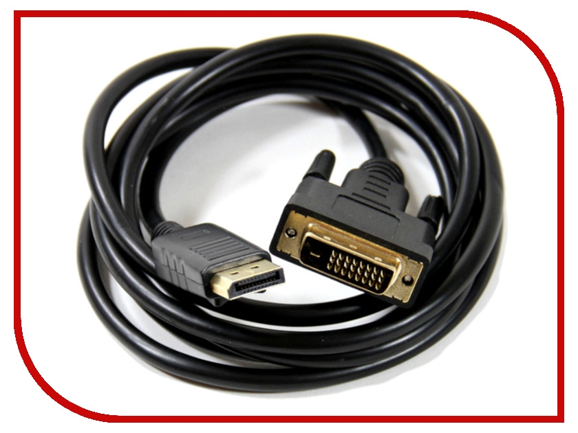 фото Аксессуар Telecom DisplayPort M to DVI M 1.8m TA668-1.8M