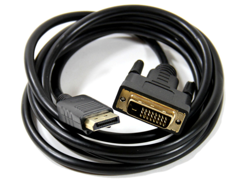 

Аксессуар Telecom DisplayPort M to DVI M 1.8m TA668-1.8M, TA668-1.8M