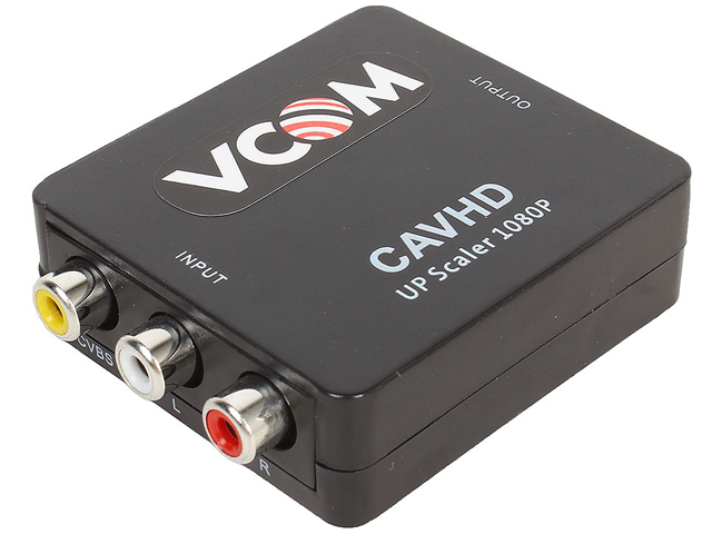 Цифровой конвертер Vcom AV to HDMI DD497 top av to hdmi hd converter av to hdmi converter rca to hdmi av2hdmi support hdmi 1080p or 720p output wholesale dropshipping