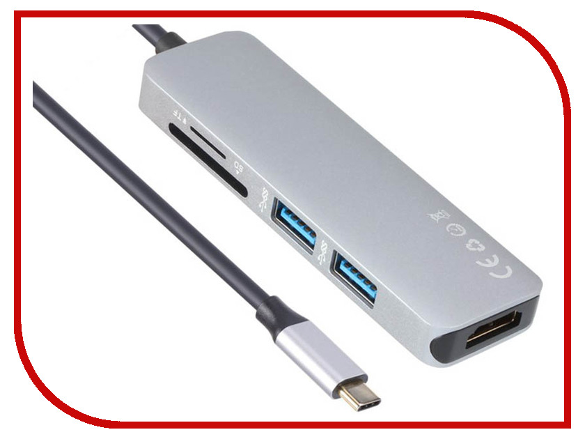 

VCOM USB Type-C M to HDMI + 2xUSB 3.0 CU430M, CU430M