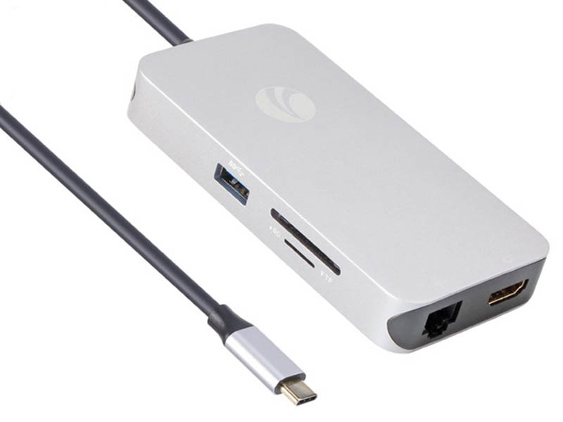 

VCOM USB Type-C M to HDMI + RJ45 + 4xUSB 3.0 CU431M, CU431M