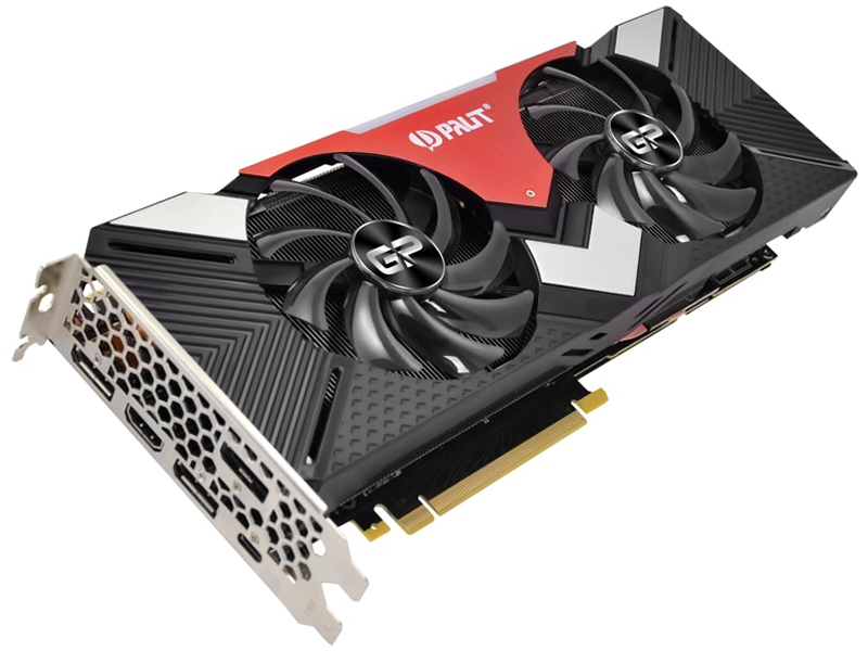 фото Видеокарта Palit GeForce RTX 2080 GamingPro 1515Mhz PCI-E 3.0 8192Mb 14000Mhz 256 bit HDMI 3xDP USB-C NE62080T20P2-180A