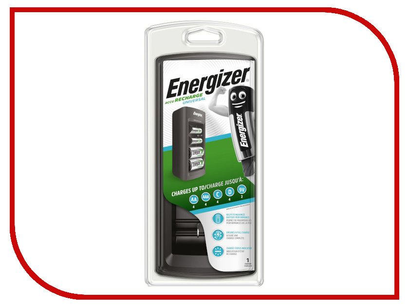 

Зарядное устройство Energizer Accu Recharge Universal EMG929872, Accu Recharge Universal