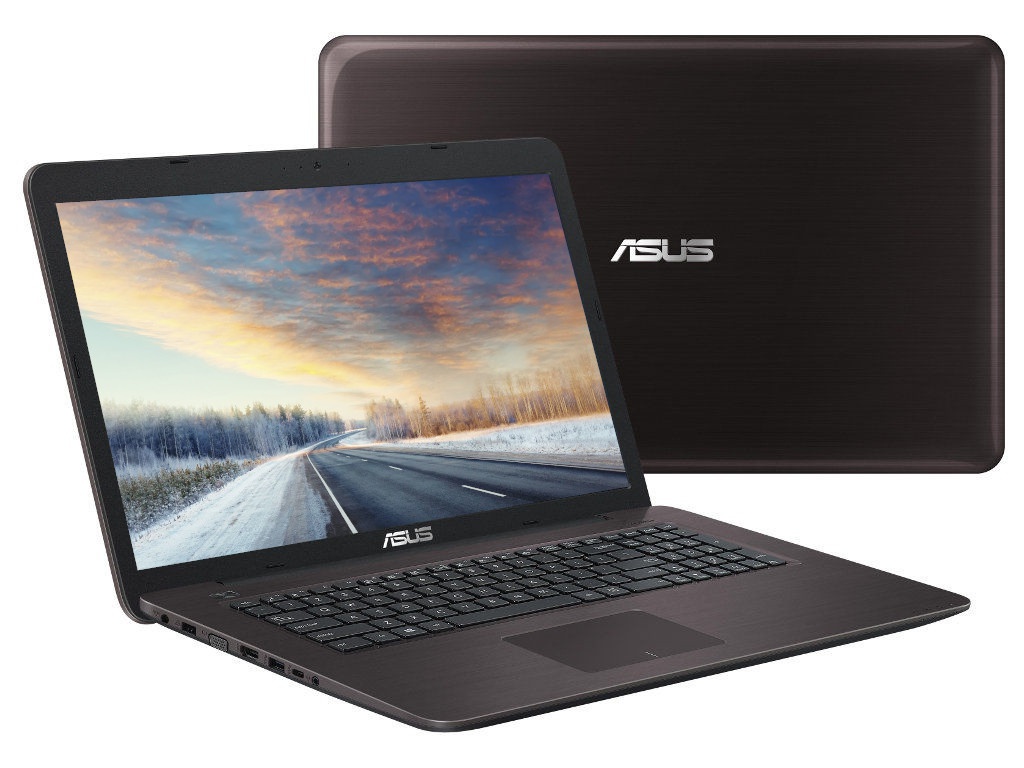 

Ноутбук ASUS X756UA-T4613D 90NB0A01-M07650 Dark Brown (Intel Core i3-6006U 2.0 GHz/8192Mb/1000Gb/DVD-RW/Intel HD Graphics/Wi-Fi/Bluetooth/Cam/17.3/1920x1080/DOS), X756UA-T4613D